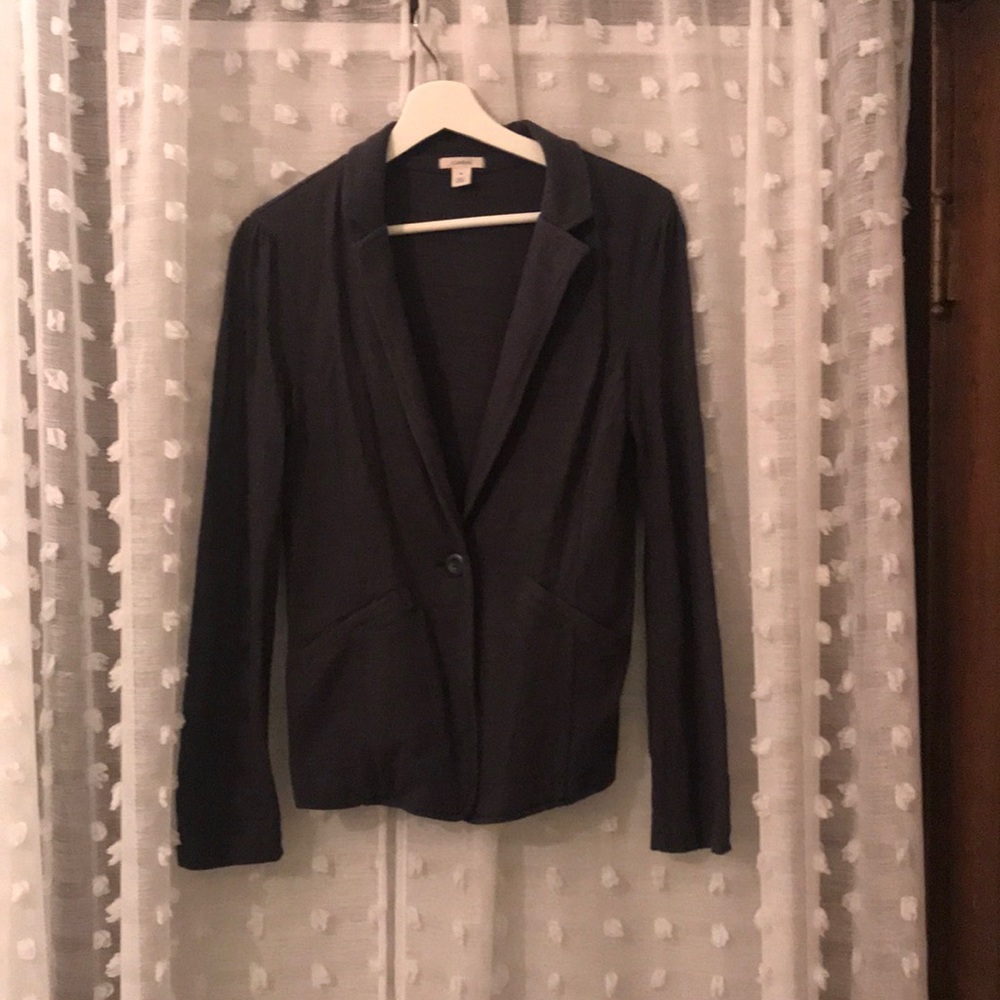Caslon one button knit blazer
